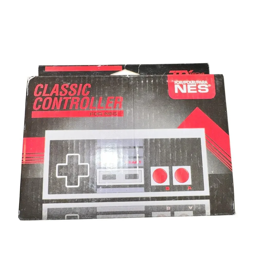 TTX Tech Wired Controller For Original Nintendo NES Replacement New